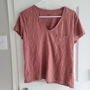 Madewell V-neck Pocket Whisper Tee